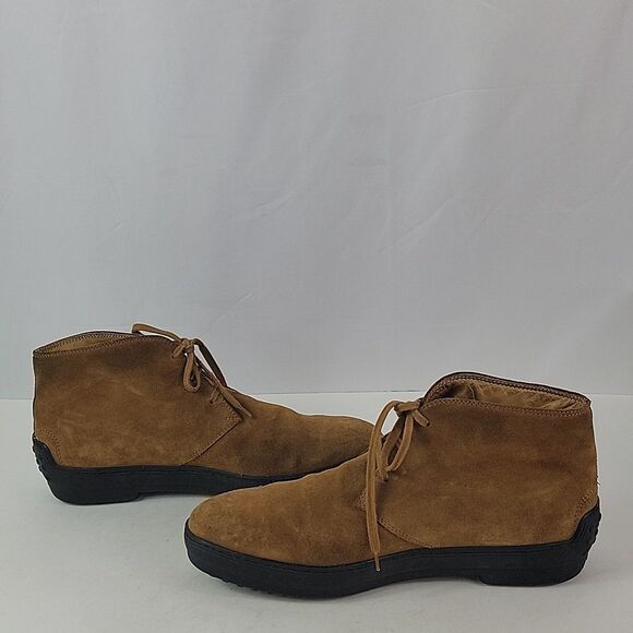 Tod's W. G. Desert Suede Italian Leather Men's Boots - Picture 4 of 16